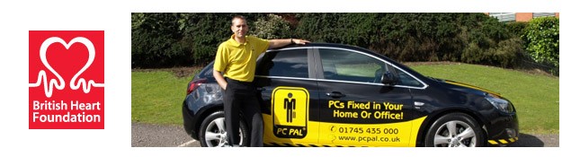 New PC PAL Franchisee Cycles for British Heart Foundation